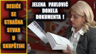 Jelena Pavlović donela dokumenta: Desiće se strašna stvar danas u Skupštini Srbije! Vučić i SNS se..