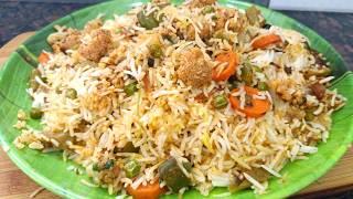 Vegetable biryani | vegetable biryani recipe flavor fusion jaya