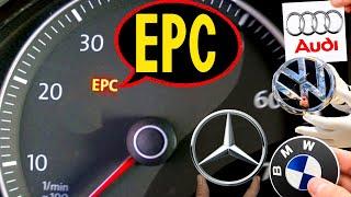 EPC Kontrollleuchte – Wie kann man das beheben? VW, Audi, Mercedes, BMW (EPC Leuchte leuchtet)