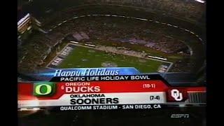 2005 Holiday Bowl #6 Oregon vs Oklahoma No Huddle