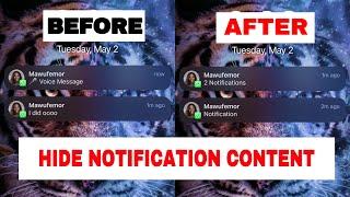 Protecting Your Privacy: How to Hide iPhone Notification Content.