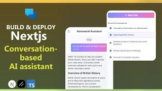 Build and Deploy an AI based conversation assistant - Nodejs, Nextjs, SocketIO, GPT4o  mini