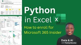 How to Enable Python in Excel - Enable Microsoft 365 Insider