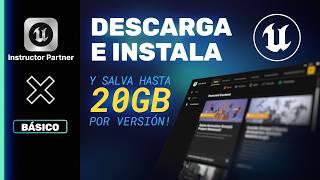 Ahorra hasta 20GB al DESCARGAR e INSTALAR Unreal Engine 5 / GRATIS! 2024 (desde UE4 hasta 5.4 y 5.5)