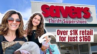 Back to School Thrift with Me at SAVERS! Plus ULTA and Try-On Thrift Haul!