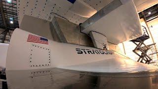 Talon-A vehicle mated with Stratolaunch Roc carrier aircraft for the first time