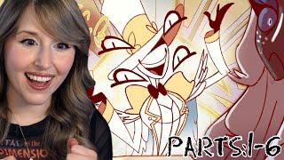 HAZBIN HOTEL WITH GOD!? - THEATRE NERD REACTS - THE BIG G WHOLE CAST