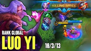 Luo Yi Best Build 2021 | Top Global Luo Yi Gameplay | Mobile Legends