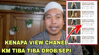 CARA MENGATASI CHANEL SEPI PENONTON 2024 ⁉️ TIBA TIBA VIEW DROB DAN SEPI 