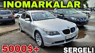 5000$+ INOMARKALAR. BMW, MERS, TAYOTA, AUDI, OPEL NARXLARI. #сергелимошинабозор