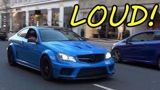 CRAZY Mercedes C63 BS w/IPE (Decatted) - Accelerations, Revs