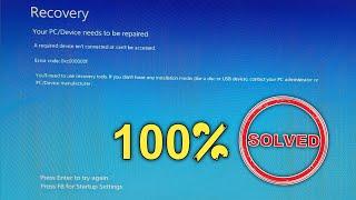 How To Fix Error code 0xc000000f on windows 7, 8, 8.1, 10 easy solution