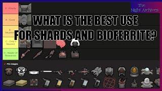 Ranking Uses for Bioferrite and Archotech Shards in Rimworld