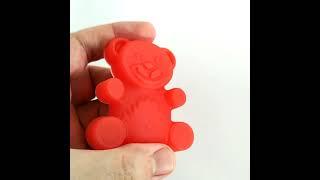 мини Желейный Медведь Валера 6 см Fun Bear silicone toys