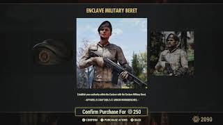 Fallout 76 - Atomic Shop Items - 29th Sep 2020 - Enclave Week