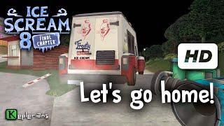 ICE SCREAM 8 FINAL CHAPTER Full CUTSCENES | Let's go home | High Definition