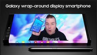 Samsung wrap-around display Galaxy Z  Wrap with S Pen | Galaxy Z Fold 3 GBoard Split Keyboard