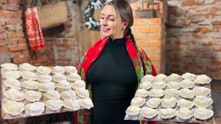 Cooking Traditional Ukrainian Varenyky and Kutya for Christmas Eve l Dumplings