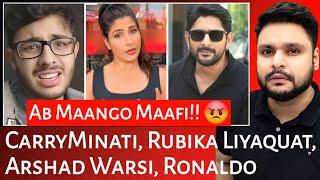 Carryminati | Rubika Liyaquat | Arshad Warsi | Cristiano Ronaldo | Mr Reaction Wala