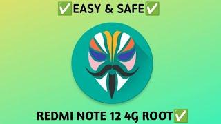 EASY ROOT REDMI NOTE 12 4G TAPAS,TOPAZ NO BOOTLOOP! #recommended