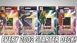 OPENING Every 2002 Yugioh Starter Deck & DUELING With Them!