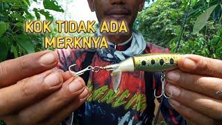 whopper plopper minnow action test umpan penggoda  giant snakehead