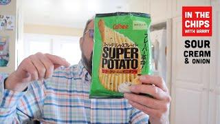  Calbee Super Potato Sour Cream and Onion potato chips on In The Chips with Barry