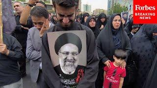 Iranian Citizens Mourn Iran's President Ebrahim Raisi, Who Died In A Helicopter Crash, In Tehran