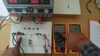 Experiment to calculate Y-Parameters (Short ckt Admittance Parameters) for a 2-Port Network.(Part-I)