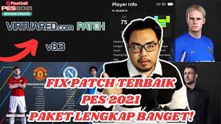 FIX PATCH TERBAIK BUAT PES 2021, GILA PAKET LENGKAP BANGET!!!  | TUTORIAL & REVIEW VIRTUA RED V8.3