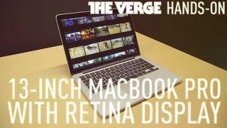 13-inch MacBook Pro with Retina display hands-on demo