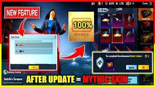 PUBG KR CRATE OPENING AFTER UPDATE = MYTHIC SKIN  100% BEST LUCK CRATE OPENING !! PUBG Mobile Korea