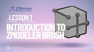 Introduction to ZModeler Brush in Zbrush | Lesson 1 | Chapter 7 | Zbrush 2021.5 Essentials Training