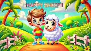 Sheepy with Kid  | Happy Sheep Song for Kids  | Cute Cartoon Adventure 