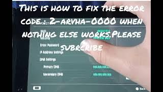 Fix to Youtube error code : 2-arvha-0000 when nothing else works!!!!