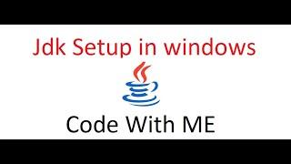 how to set up jdk path in windows 10 | how to set up jdk path