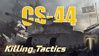 CS-44 In Action, Positioning Strategy - World of Tanks (WOT) - Truemanfly