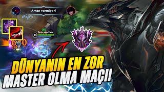 DAHA ZOR MASTER ELO OLMA MAÇI OYNAMADIM !! - Wild Rift Kha'zix