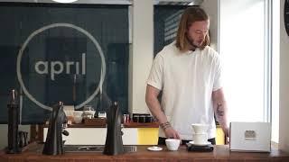 [RECETTE] Le filtre avec le dripper April de Patrik Rolf x Serax | Terres de cafés