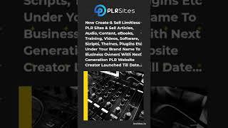 PLRSites ShortsCreate PLR Sites With 25000+ DFY ProductsGet FREE +350 Bonuses