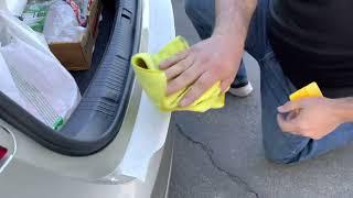 How to install a clear vinyl bumper cover cargo protector scuff guard