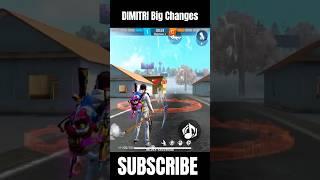 OB42 free fire  Dimitri carecter big changes 