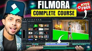 FREE Video Editing Course  Wondershare Filmora 14 (Hindi)