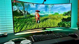 Ghost of Tsushima Feels Like a NEW Game on the 2024 LG 45” UltraWide OLED | LG 45GS96QB Gameplay