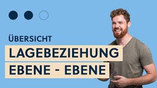 Lagebeziehung Ebene - Ebene | Übersicht alle Fälle: Schnittgerade, Schnittwinkel, Abstand