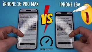  Unglaublich! iPhone 16e vs. iPhone 16 Pro Max SPEEDTEST 