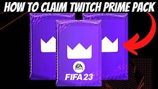 HOW TO CLAIM THE TWITCH PRIME PACK ON FIFA 23! (FREE PACKS)