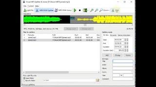 HOW TO SPLIT AN MP3 FILE. Visual Audio Splitter & Joiner