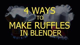 4 Ways to Make Ruffles in Blender