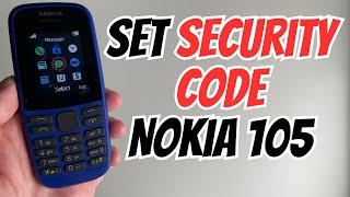 How to Set Security Code on Nokia 105